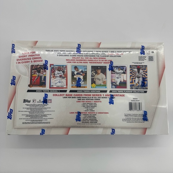 NEW 2025 Topps Baseball The Flagship Collection Series 1 +Heritage 3 Bonus Pack - Picture 2 of 12
